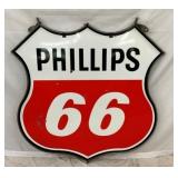 48IN DS PORC. PHILLIPS 66 SHIELD SIGN