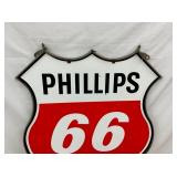 48IN DS PORC. PHILLIPS 66 SHIELD SIGN