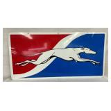 GREYHOUND BUS SIGN 48X24