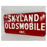 1959 SKYLAND OLDSMOBILE SIGN