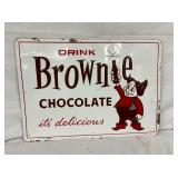 EMB. DRINK BROWNIE CHOCOLATE SIGN