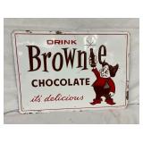 EMB. DRINK BROWNIE CHOCOLATE SIGN