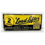 PORC. 2 TON LOAD LIFTER SIGN