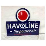 PORC. DS HAVOLINE THE POWER OIL SIGN