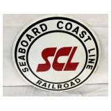 24IN 1967 EMB. SEABOARD RR LINES SIGN