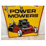 LAWN CHIEF MOWERS DEALER SIGN W/CHIEF