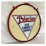 30IN. PORC. POLARINE SIGN W/BAND 