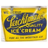 PORC. LEICHTMANS ICE CREAM SIGN