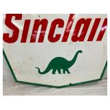 1961 PORC. SINCLAIR DS SIGN W/ DINO