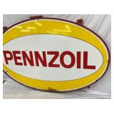 PORC. PENNZOIL STATION SIGN
