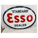 PORC. ESSO STANDARD DEALER SIGN 88X61