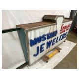 EARLY JEWELERS STORE CAN SIGN