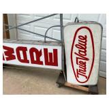 CLOSEUP TRUE VALUE HARDWARE SIGN