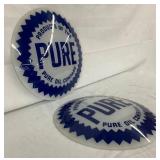 15 1/2 GLASS PURE PUMP GLOBE INSERTS