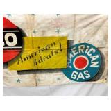 EARLY AMOCO DEALER BANNER