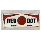 PORC. RED DOT DEALER SIGN