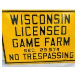 MEASURES 18X12 1/2 EMB. SIGN