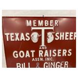 MEASURES 20X18 EMB. SIGN