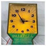 DAIRYLEA LIGHTED STORE CLOCK
