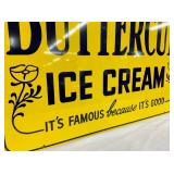 OLD STOCK DS BUTTERCUP ICE CREAM SIGN