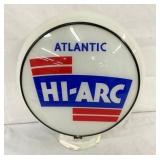 26IN ATLANTIC HI-ARC MILK GLASS GLOBE