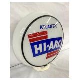 26IN ATLANTIC HI-ARC MILK GLASS GLOBE