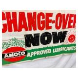 DEALER BANNER AMOCO APPROVED LUBRICATION