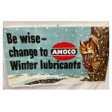AMOCO DEALER BANNER W/ OWL