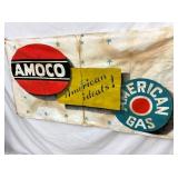 AMOCO AMERICAN GAS DEALER BANNER
