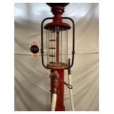 CLOSEUP 5G. GLASS CYLINDER W/SIGN