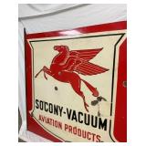 PORC. SOCONY AVIATION SIGN W/ PEGASUS