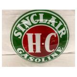 ORIG. 13 1/2IN SINCLAIR HC PUMP LENS