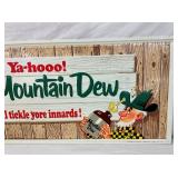 EMBOSSED MT. DEW 35X17