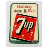 EMBOSSED 7UP SIGN