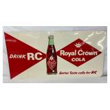 EMB. ROYAL CROWN SIGN W/BOTTLE 