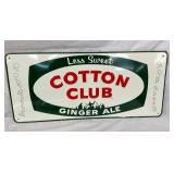 EMB. COTTON CLUB GINGER ALE SIGN