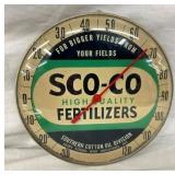 10IN SCO-CO FERTILIZERS THERMOMETER