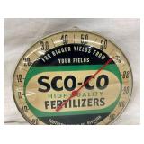 10IN SCO-CO FERTILIZERS THERMOMETER