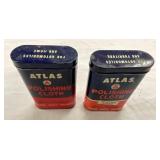 TOP VIEW POLISHING TINS W/ LIDS