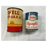 CLOSEUP ADVERTISING CANS