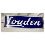 PORC. LOUDEN SIGN 14X 14 4 1/2