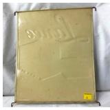 BACKVIEW EMB. LANCE RACK SIGN