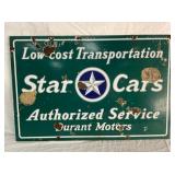 OTHERSIDE PORC. STAR CARS  SIGN 
