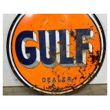 CLOSE UP SIDE 2 GULF DEALER SIGN