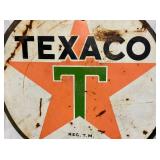 CLOSE UP 1947 TEXACO SIGN 