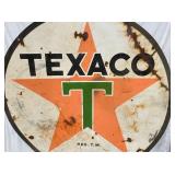 CLOSE UP SIDE 2 PORC. 6FT. TEXACO SIGN 