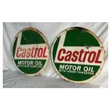 RIGHTSIDE 24IN. CATROL MOTOR OIL SIGNS 