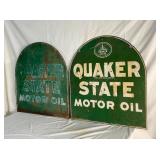 CLOSE UP QUAKER STATE 1949 SIGNS 