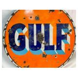 CLOSE UP SIDE 2 PORC. GULF SIGN 