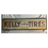 KELLY SPRINGFIELD TIRES FRAMED SIGN 